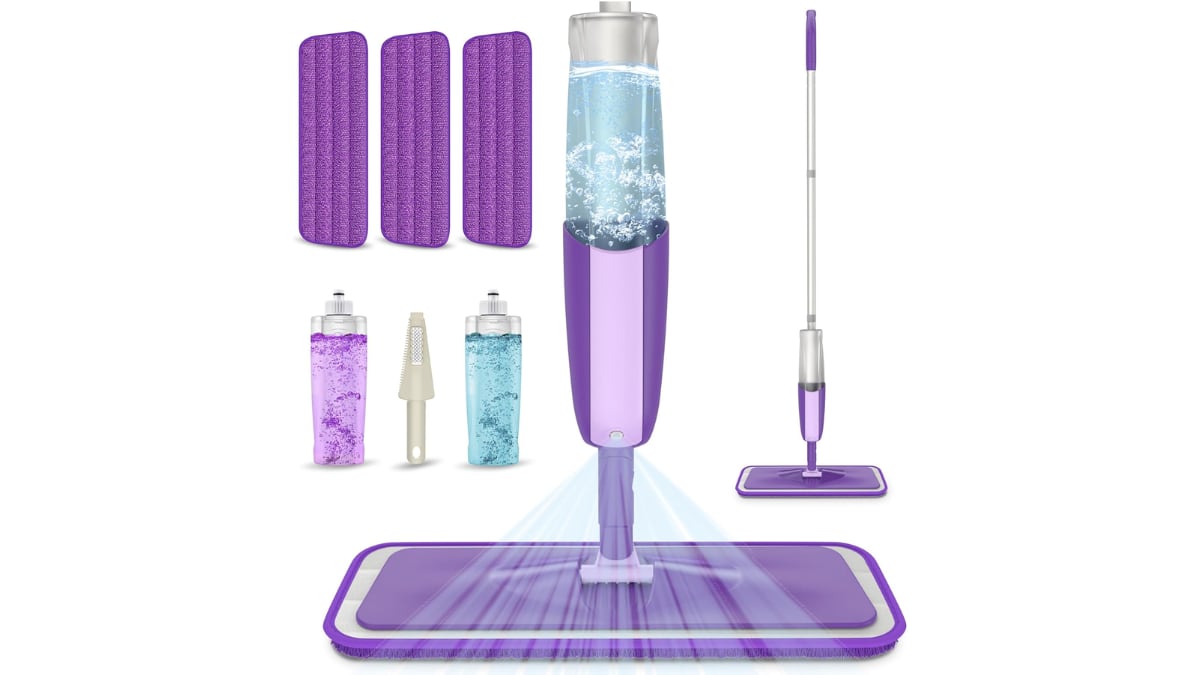 Spray mop.
