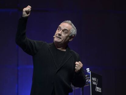 Ferran Adrià, en Madrid Fusión 2019.