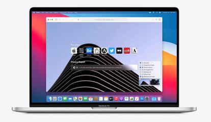 Safari en un MacBook Pro.