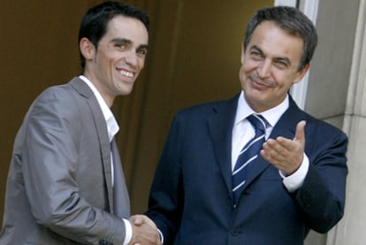 Contador y Zapatero