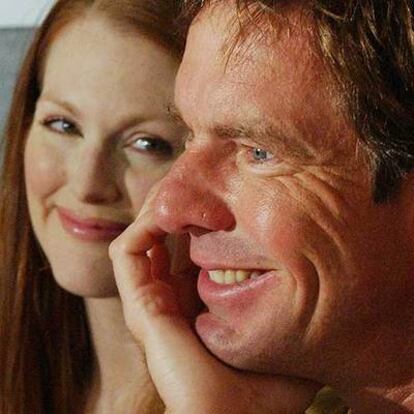 Julianne Moore y Dennis Quaid.