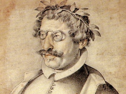 Quevedo, tras ingresar en la Orden de Santiago, pintado por Pacheco.