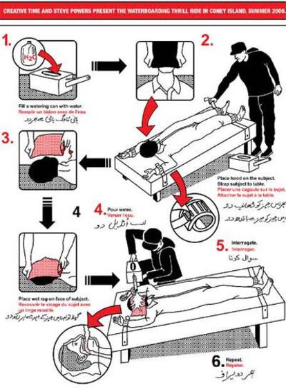 Instrucciones de uso de la polémica atracción.