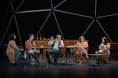 Escena de 'La brama del cérvol', obra de Joan Yago dirigida por Israel Solà.
