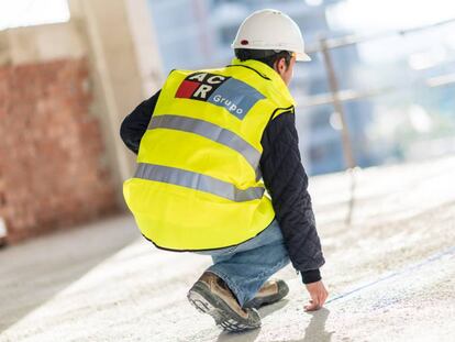 Obra de construcción de vivienda de ACR Grupo.