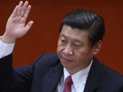 El vicepresidente de China, Xi Jinping, durante el Congreso.