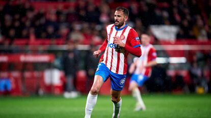 Christian Stuani durante el Girona-Rayo del pasado 26 de febrero.