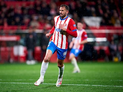 Christian Stuani durante el Girona-Rayo del pasado 26 de febrero.