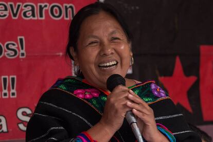 Marichuy, en un evento en septiembre. 