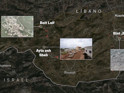 Mapas | Puentes destruidos y ciudades arrasadas: lo que revelan los datos de la ofensiva de Israel en Líbano