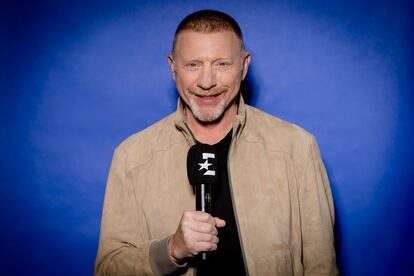 Becker posa en una imagen cedida por Eurosport.