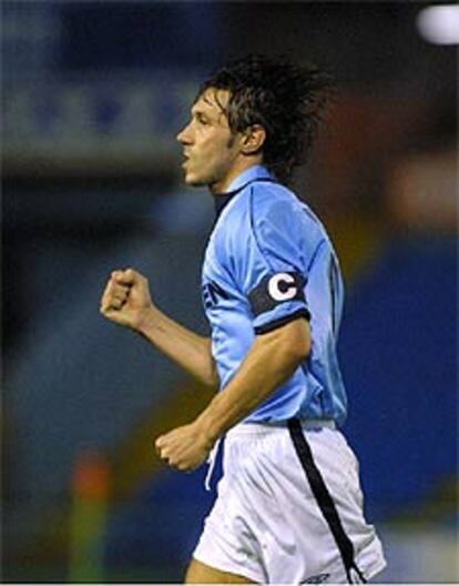 Mostovoi, capitán del Celta, durante un partido.