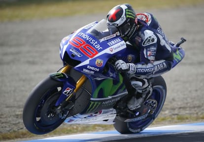 Jorge Lorenzo, en el circuito de Motegi.