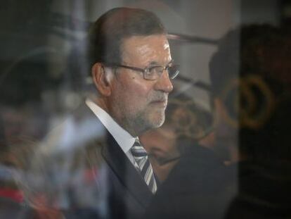 Mariano Rajoy, este sábado en Bruselas.