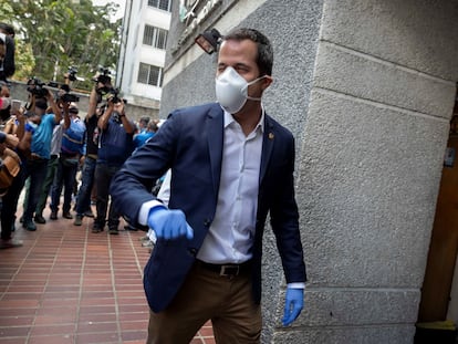 El presidente de la Asamblea Nacional de Venezuela, Juan Guaidó.