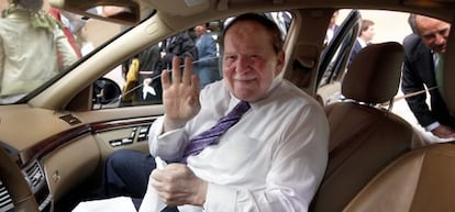 Sheldon Adelson during a visit to Madrid in 2012.