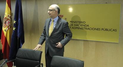 El ministro de Hacienda, Cristóbal Montoro.