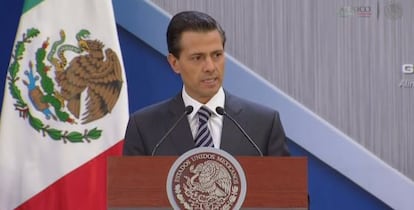 El presidente mexicano Enrique Peña Nieto.