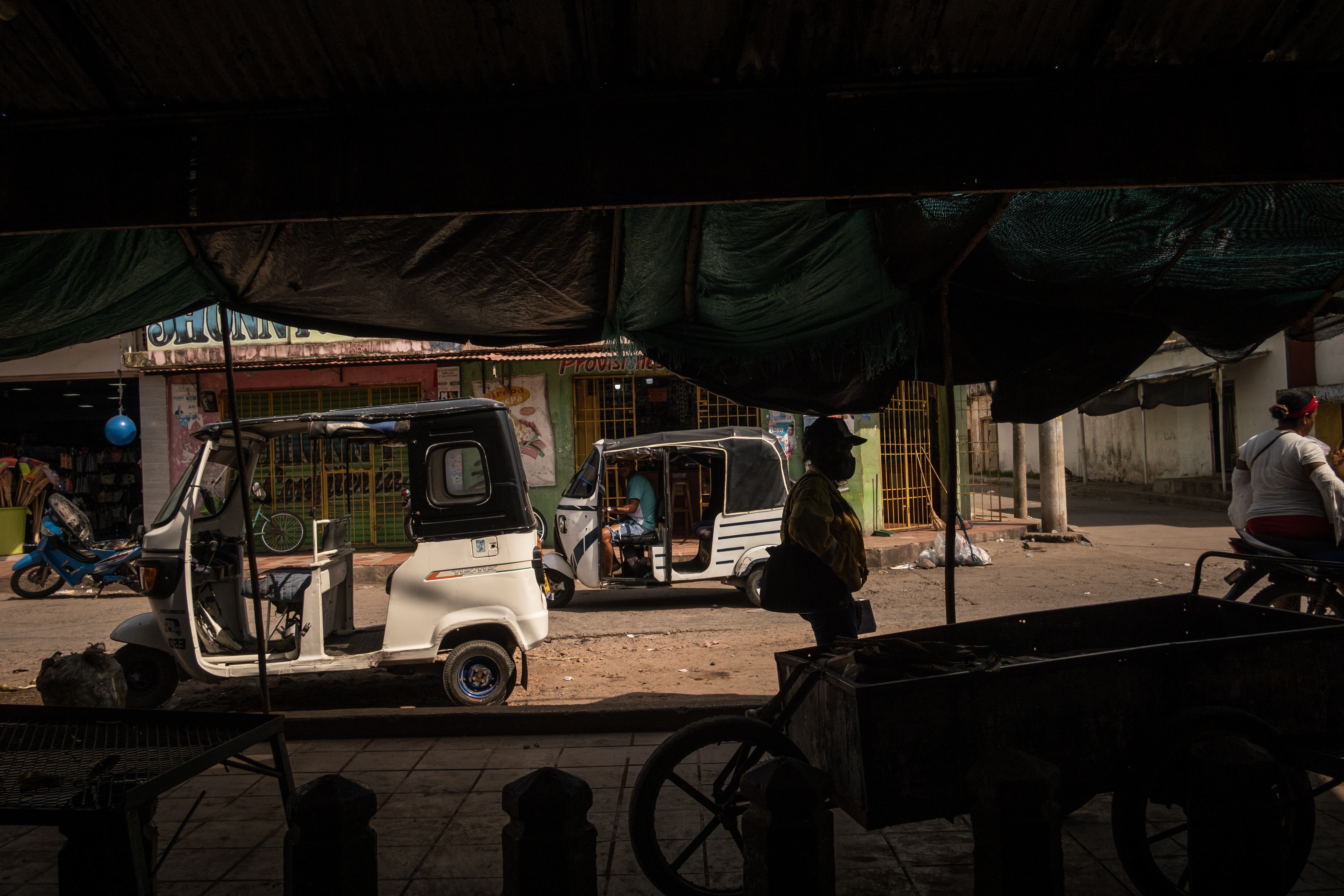 Mercado en el casco urbano del municipio de Agustín Codazzi.