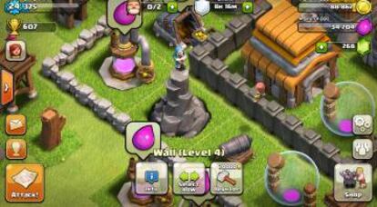 Clash of Clans es el número uno en consumo de batería.