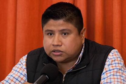 José Luis Abarca, hijo de Mariano Abarca, en marzo de 2019. 