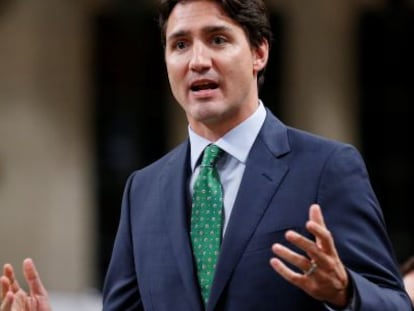 El primer ministro de Canadá, Justin Trudeau.