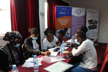 Actividades de formación de la Aliança para a Saúde celebradas en Maputo.