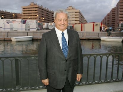 El constructor Francisco Hernando, 'El Pocero', en la urbanización El Quiñol de Seseña (Toledo), en 2007.