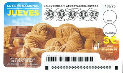 Décimo de Lotería Nacional del jueves 25 de diciembre de 2025