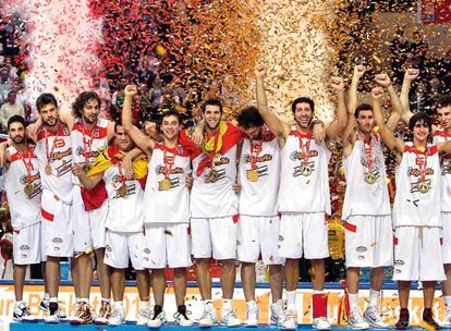 La selección española de baloncesto está que se sale: oro en el Eurobasket, conseguido en septiembre; Campeonato mundial, la plata en el Europeo y también en los Juegos Olímpicos de Pekín