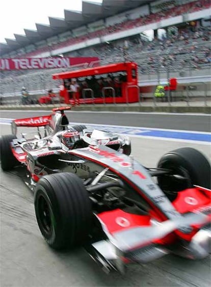 Alonso, en su primera actuación en Fuji