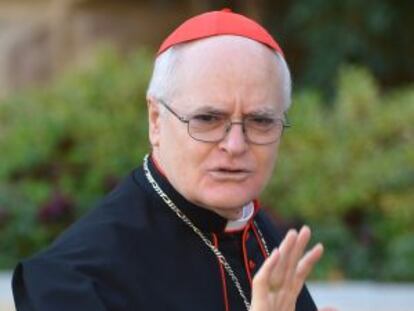 El cardenal brasileña Odilo Scherer, esta mañana en el Vaticano.