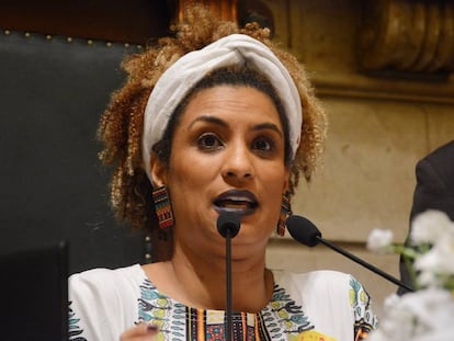 A vereadora do Rio Marielle Franco (PSOL), assassinada nesta quarta-feira, 14 de março.