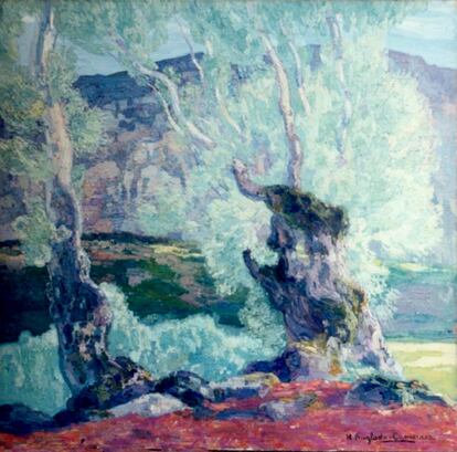 'Oliveres' de Anglada Camarasa, hacia 1926. / Fundación Julio Muñoz Ramonet