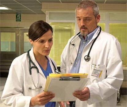 Una imagen de la serie de Tele 5<b></b><i> Hospital Central.</i>