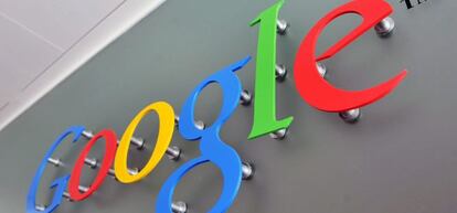 Fotografía del logo de la empresa Google.