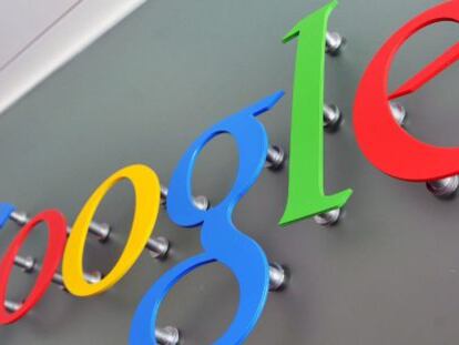 Fotograf&iacute;a del logo de la empresa Google. 