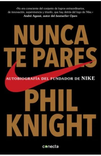 Libro "Nunca te pares" de Phil Knight.