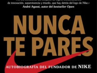 Libro "Nunca te pares" de Phil Knight.