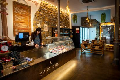 Compasión, carnicería vegana en Madrid.