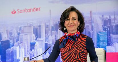 La presidenta del Banco Santander, Ana Botín. 