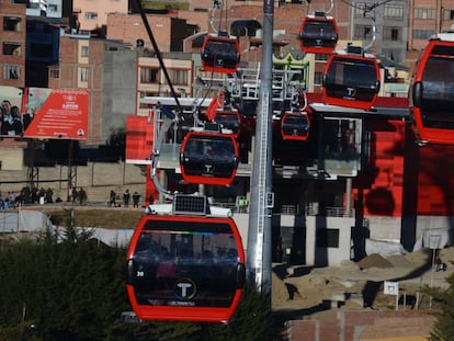 Teleférico de La Paz (Bolivia).