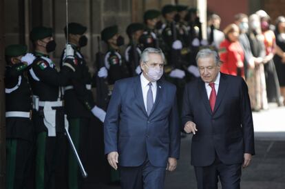 Alberto Fernández y AMLO