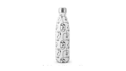 Botella de acero inoxidable estampada