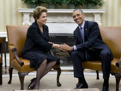 Obama y Rousseff, en Washington en junio de 2015.