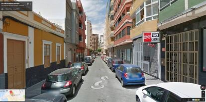 Calle Prudencio Morales, donde se ha producido la agresión.