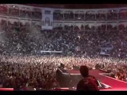 Los Secretos cantan 'Déjame' en su concierto de las Ventas