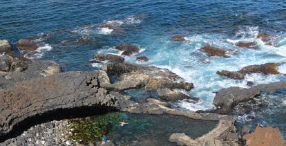 Charco azul del Hierro.