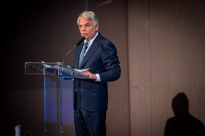 Ignacio Garralda, presidente de Mutua Madrileña, durante el acto. 