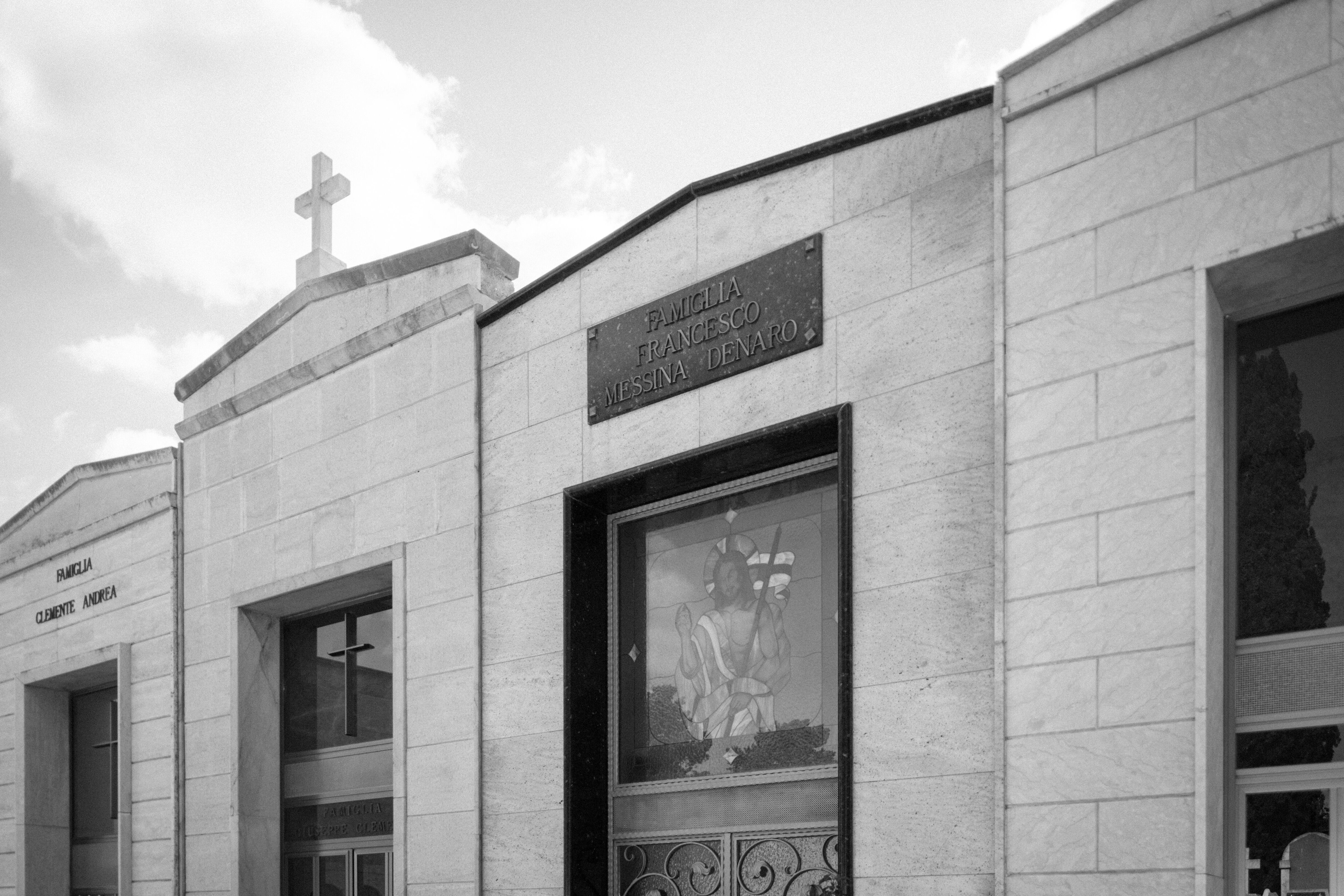 Panteón familiar de los Messina Denaro, en el cementerio de Castelvetrano.